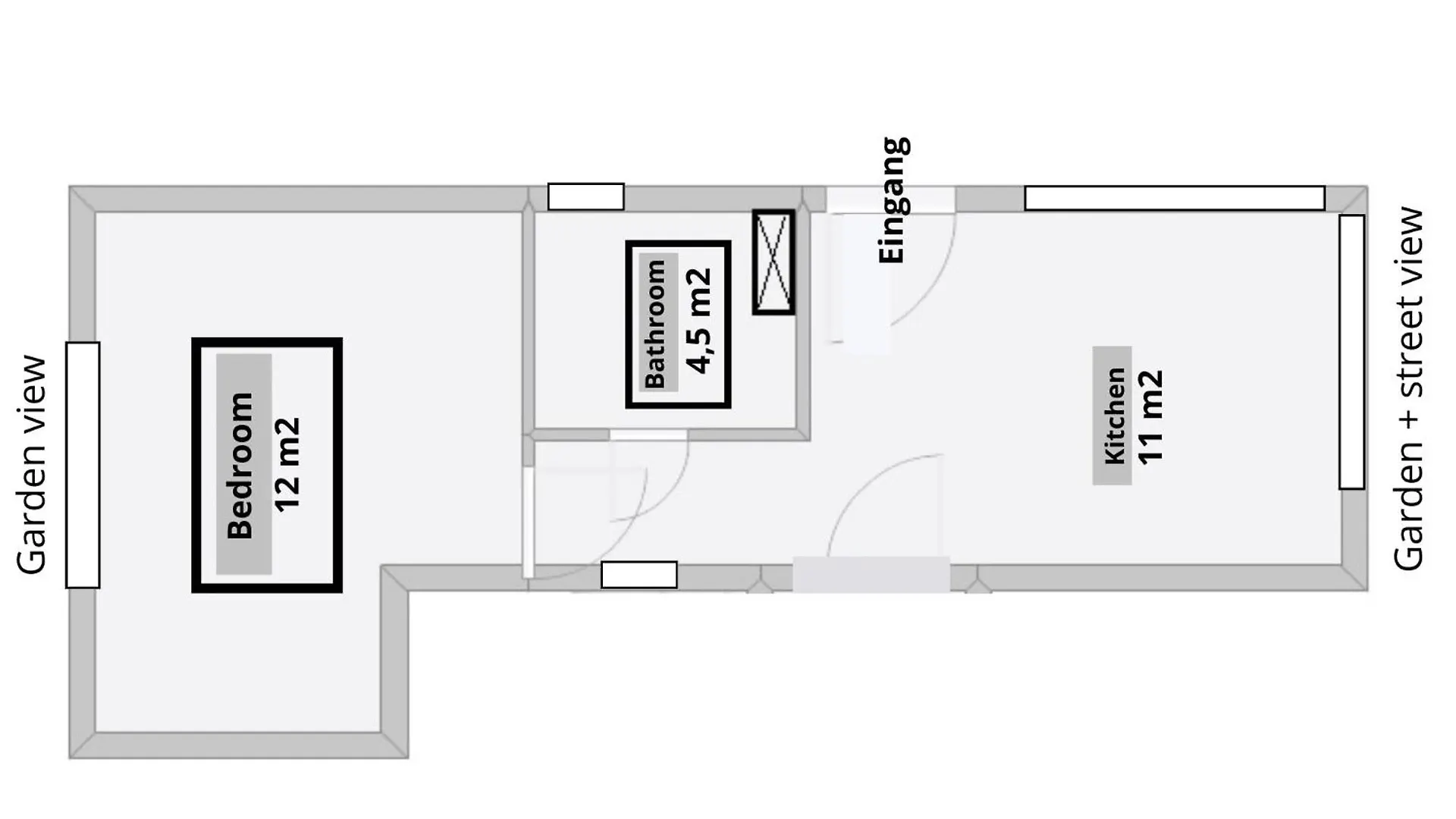 Mini-Apartment ruhig und verkehrsgünstig in Berlin Deutschland